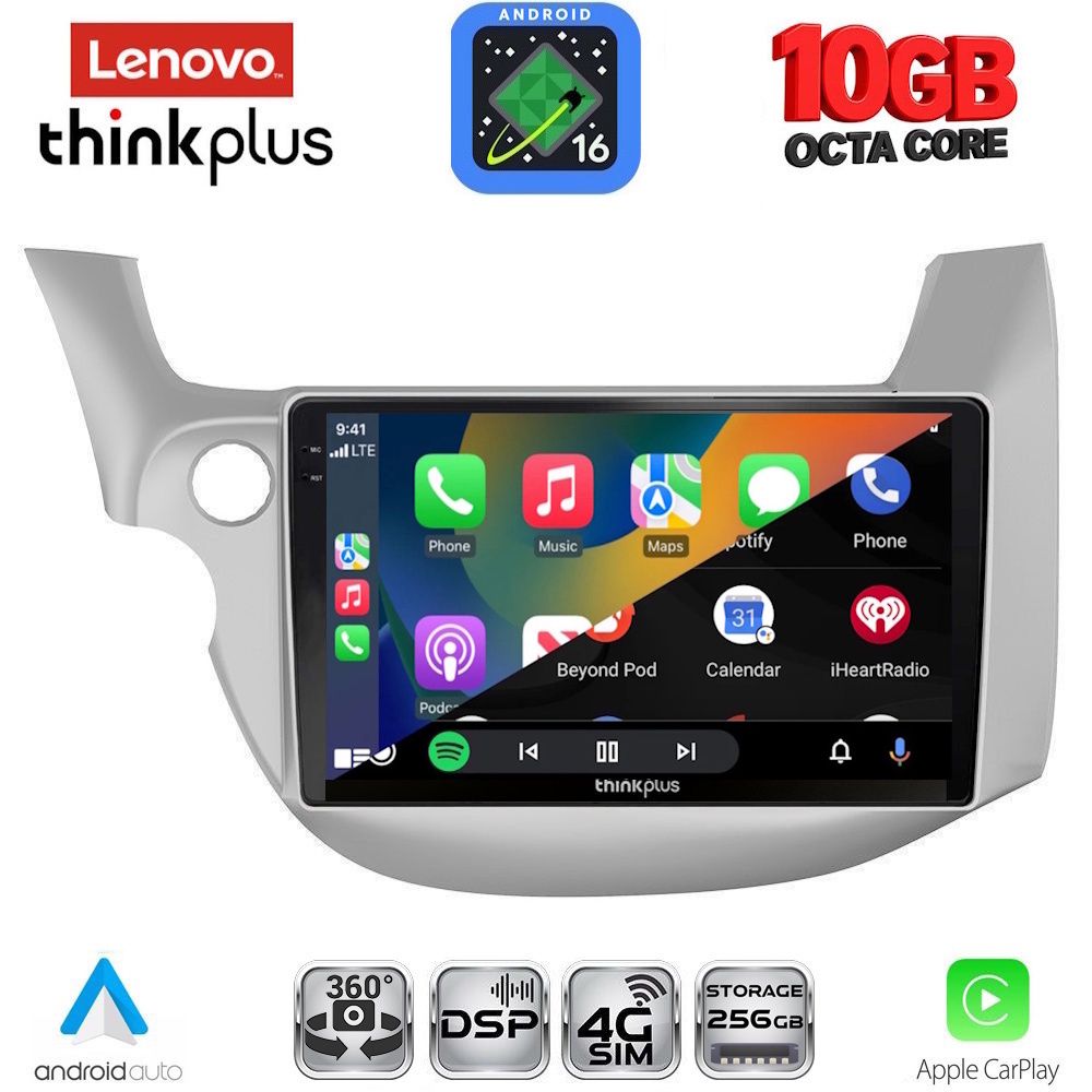 LENOVO LTM 11211_CPA (10inc) MULTIMEDIA TABLET for HONDA JAZZ mod. 2008-2012 - immagine 3