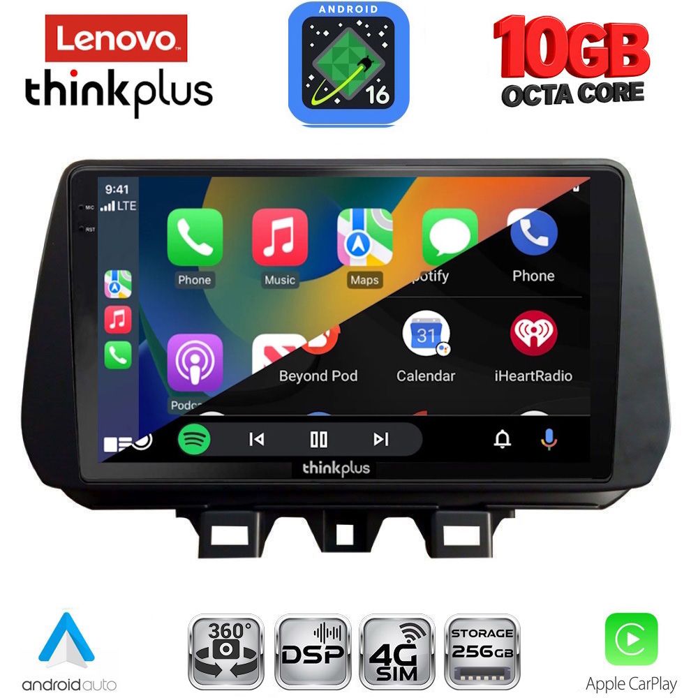 LENOVO LTM 11244_CPA (9inc) MULTIMEDIA TABLET for HYUNDAI TUCSON mod. 2019-2023 - immagine 2
