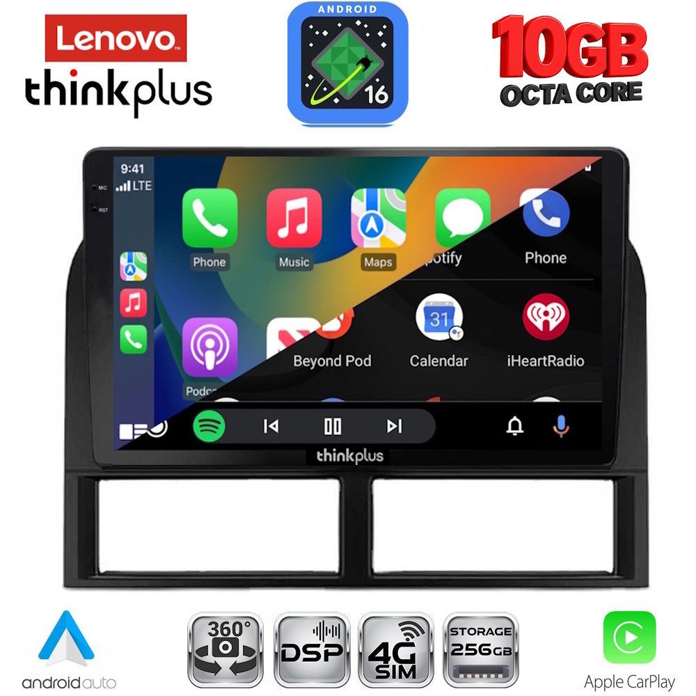 LENOVO LTM 11280_CPA (9inc) MULTIMEDIA TABLET for JEEP GRAND CHEROKEE mod. 1999-2004 - immagine 2