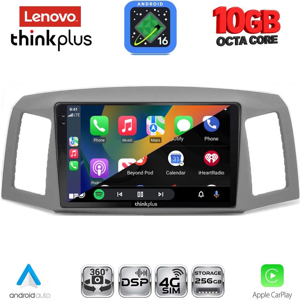 LENOVO LTM 11281_CPA (10inc) MULTIMEDIA TABLET for JEEP GRAND CHEROKEE mod. 2005-2007 - immagine 3