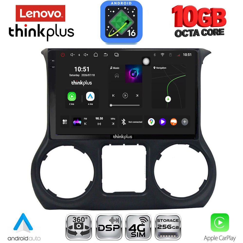LENOVO LTM 11296_CPA (10inc) MULTIMEDIA TABLET for JEEP WRANGLER mod. 2014-2017 - WEXML.GR