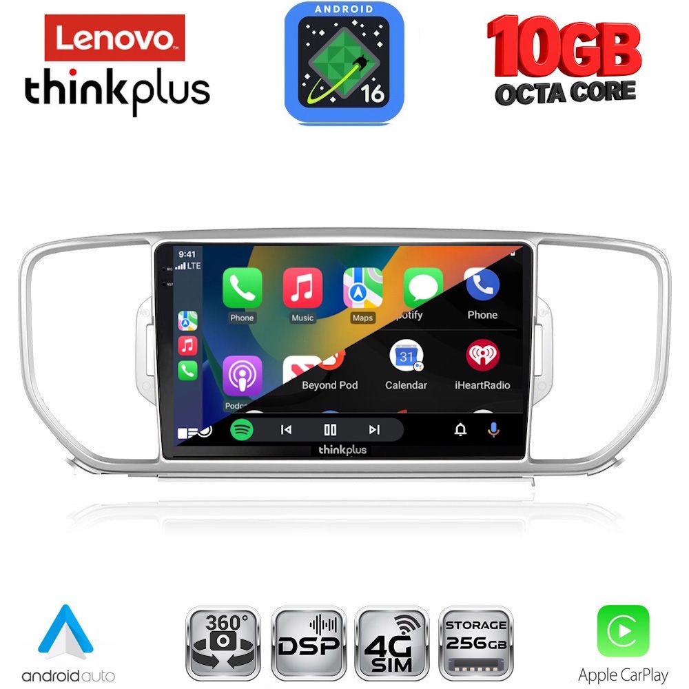LENOVO LTM 11326_CPA (9inc) MULTIMEDIA TABLET for KIA SPORTAGE mod. 2015-2018 - immagine 2