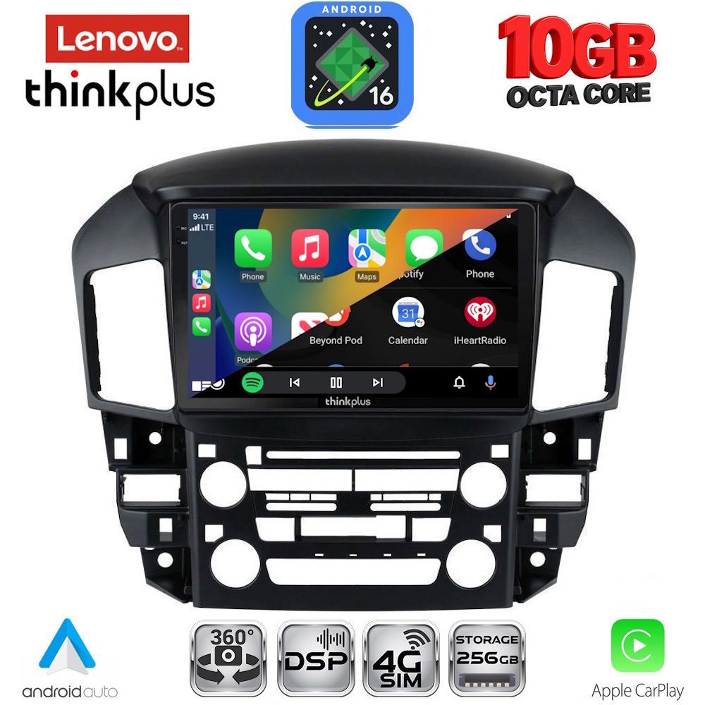 LENOVO LTM 11344_CPA (9inc) MULTIMEDIA TABLET for LEXUS RX 300 mod. 1998-2003 - immagine 2