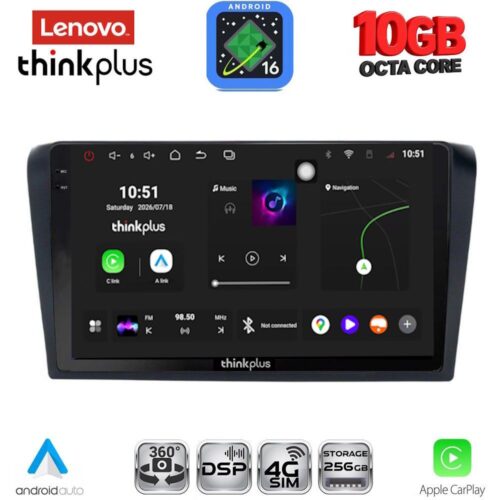 LENOVO LTM 11365_CPA (9inc) MULTIMEDIA TABLET for MAZDA 3 mod. 2003-2008 - WEXML.GR