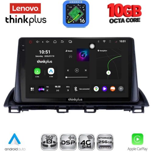 LENOVO LTM 11367_CPA (9inc) MULTIMEDIA TABLET for MAZDA 3 mod. 2014-2019 - WEXML.GR