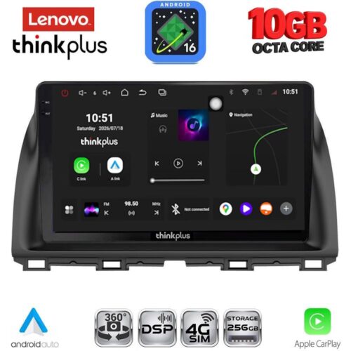 LENOVO LTM 11380_CPA (10inc) MULTIMEDIA TABLET for MAZDA CX5 mod. 2013-2017 - WEXML.GR