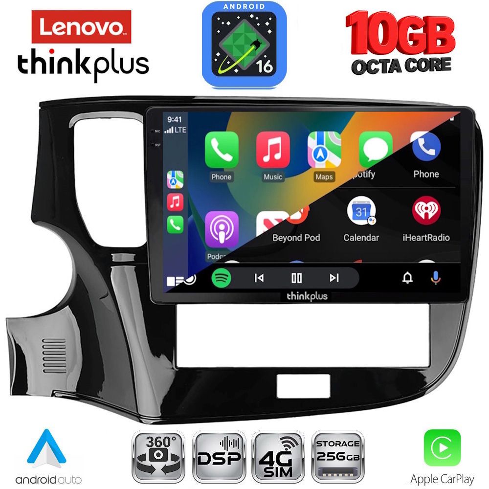 LENOVO LTM 11440_CPA (10inc) MULTIMEDIA TABLET for MITSUBISHI OUTLANDER mod. 2020-2022 - immagine 2
