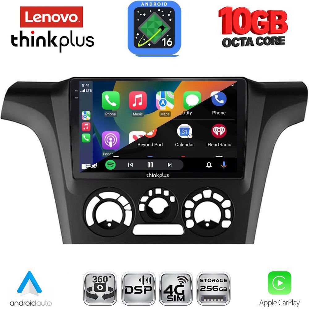 LENOVO LTM 11441AC_CPA (9inc) MULTIMEDIA TABLET for MITSUBISHI OUTLANDER mod. 2001-2005 with A/C - immagine 2