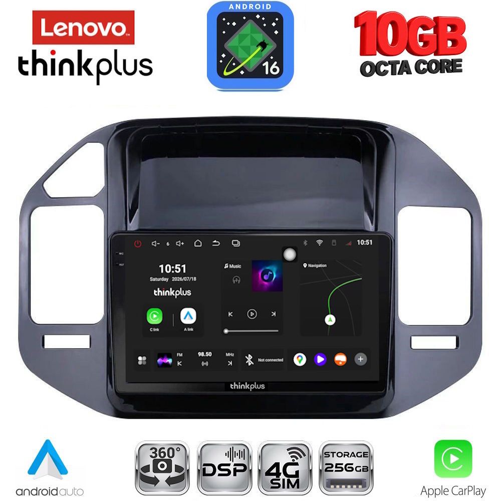 LENOVO LTM 11444_CPA (9inc) MULTIMEDIA TABLET for MITSUBISHI PAJERO mod. 1999-2006 - WEXML.GR