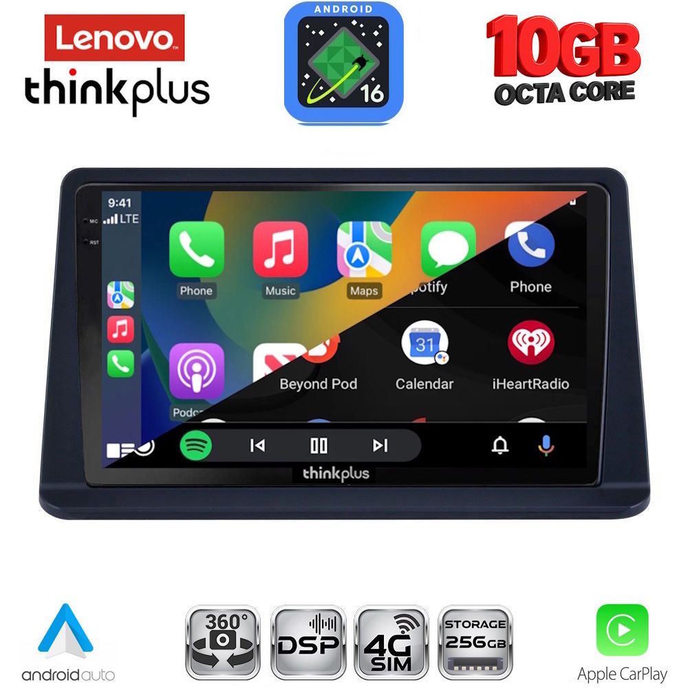 LENOVO LTM 11445_CPA (9inc) MULTIMEDIA TABLET for MITSUBISHI PAJERO mod. 1999-2006 - immagine 2