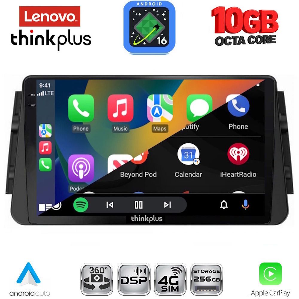 LENOVO LTM 11460_CPA (9inc) MULTIMEDIA TABLET for NISSAN MICRA mod. 2017-2025 - immagine 2