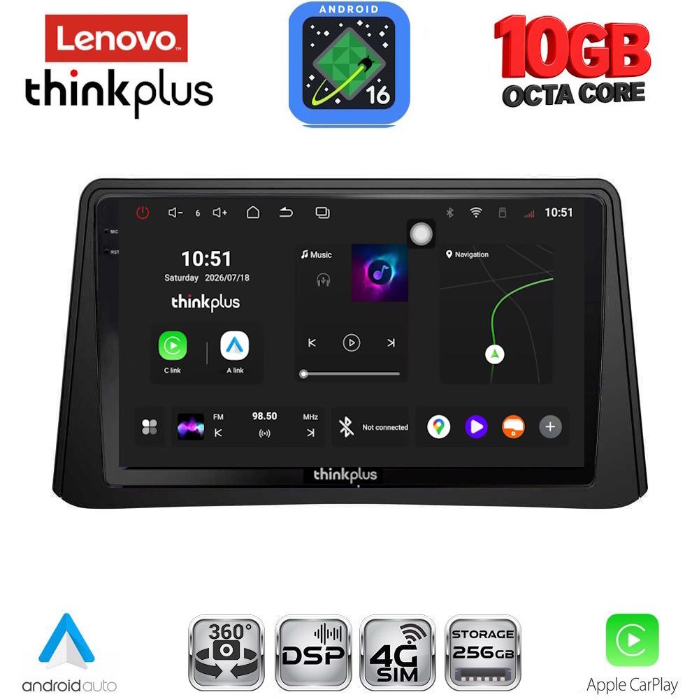 LENOVO LTM 11496_CPA (9inc) MULTIMEDIA TABLET for OPEL MOKKA mod. 2012-2015 - WEXML.GR