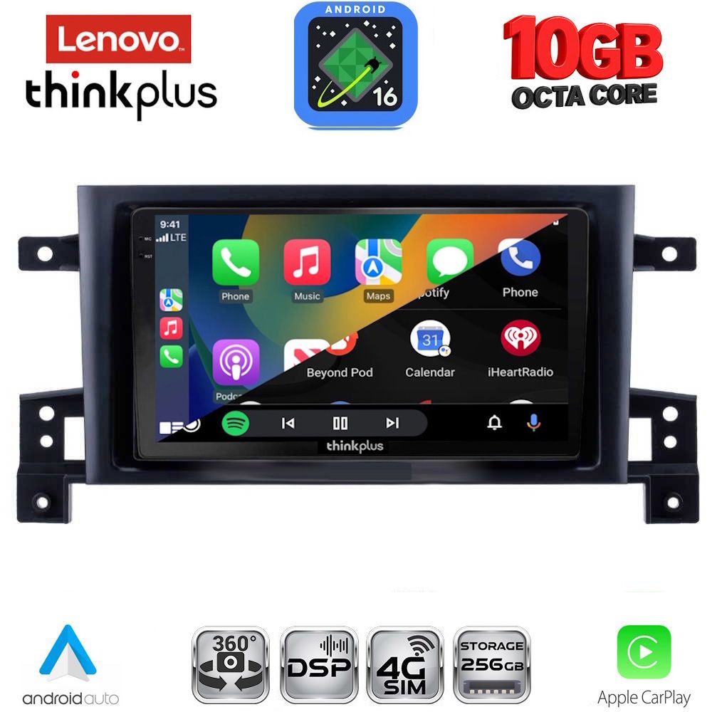 LENOVO LTM 11696_CPA (9inc) MULTIMEDIA TABLET for SUZUKI GRAND VITARA mod. 2005-2015 - immagine 2