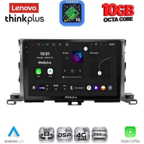 LENOVO LTM 11700_CPA (10inc) MULTIMEDIA TABLET for TOYOTA HIGHLANDER mod. 2014-2019 - WEXML.GR