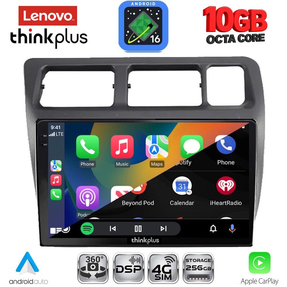 LENOVO LTM 11710_CPA (9inc) MULTIMEDIA TABLET for TOYOTA COROLLA mod. 1992-1997 - immagine 2