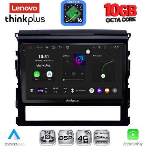 LENOVO LTM 11725_CPA (9inc) MULTIMEDIA TABLET for TOYOTA LANDCRUISER mod. 2016-2019 - WEXML.GR