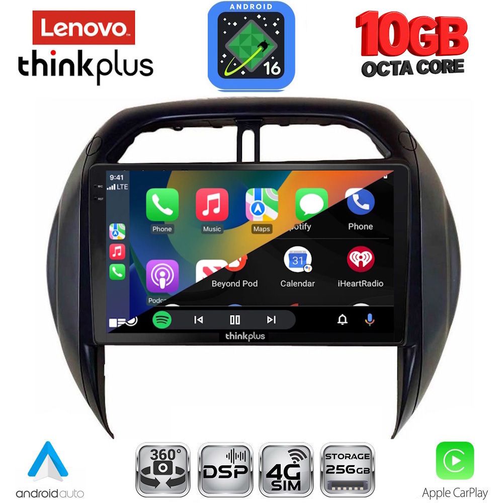 LENOVO LTM 11730CL_CPA (9inc) MULTIMEDIA TABLET for TOYOTA RAV 4 mod. 2000-2006 with CLIMA - immagine 2