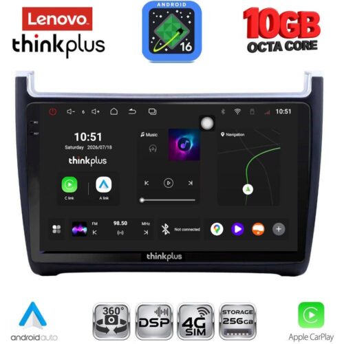 LENOVO LTM 11757_CPA (9inc) MULTIMEDIA TABLET for VW POLO mod. 2014-2017 - WEXML.GR