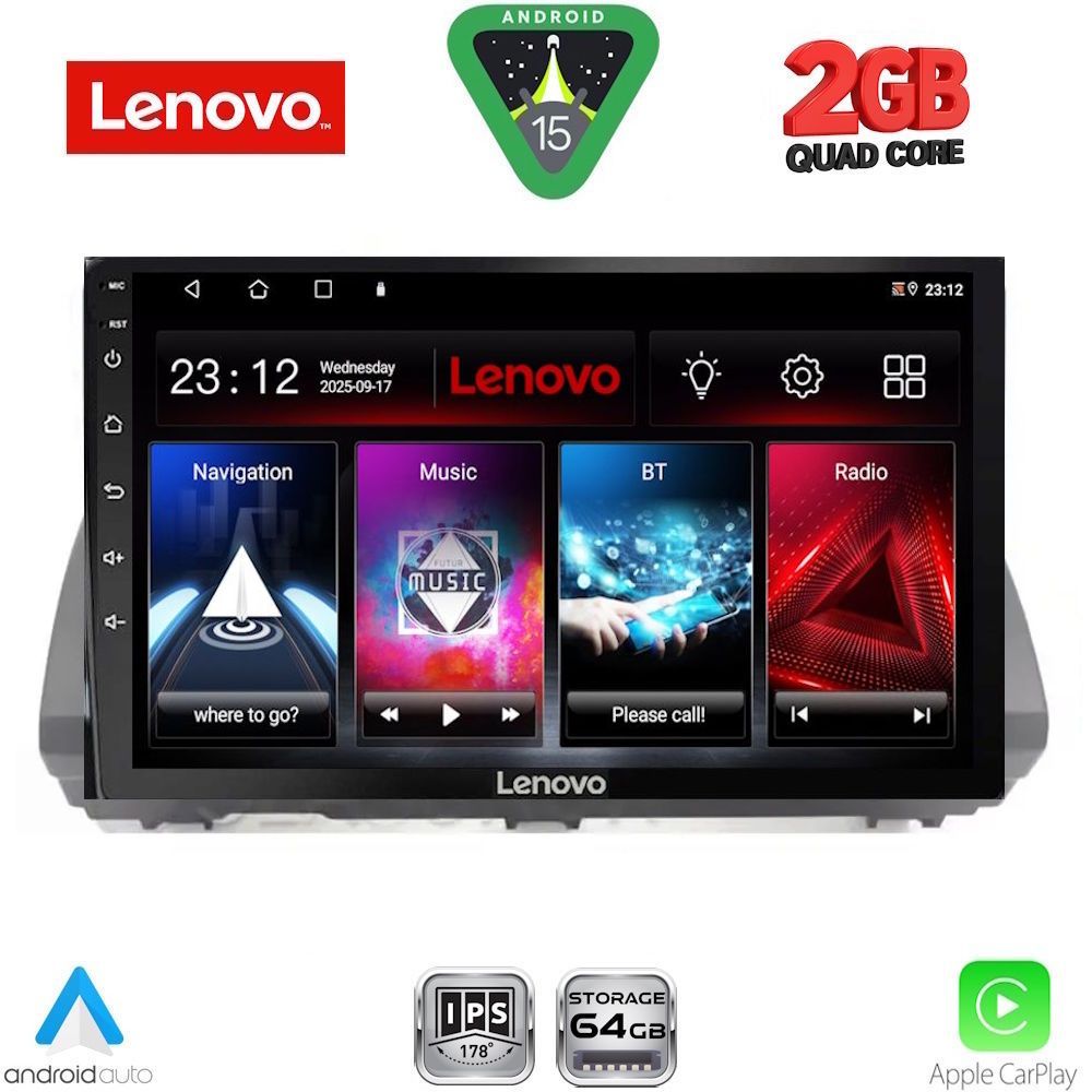 LENOVO LVD 2109B_CPA (10inc) MULTIMEDIA TABLET for DACIA LOGAN - SANDERO - JOGGER mod. 2020-2026 - WEXML.GR