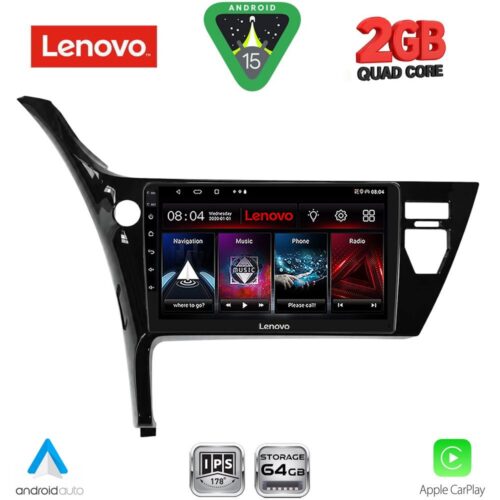 LENOVO LVD 2703B_CPA (10inc) MULTIMEDIA TABLET for TOYOTA AURIS mod. 2015-2021 - WEXML.GR