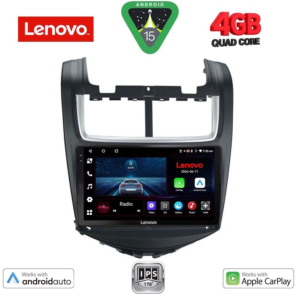 LENOVO LVE 8074B_CPAA (9inc) MULTIMEDIA TABLET for CHEVROLET AVEO mod. 2014-2017 - WEXML.GR