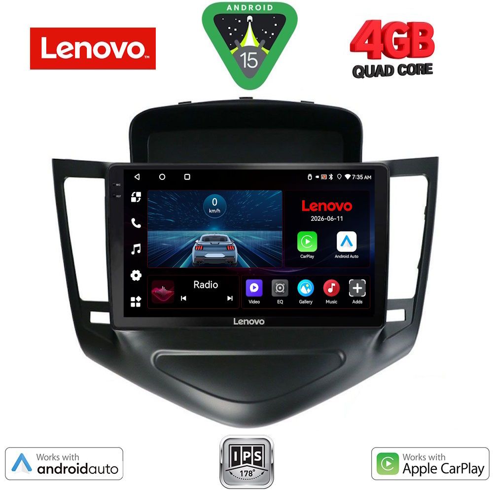 LENOVO LVE 8076A_CPAA (9inc) MULTIMEDIA TABLET for CHEVROLET CRUZE mod. 2008-2012 - WEXML.GR