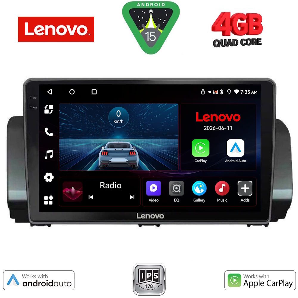 LENOVO LVE 8109A_CPAA (10inc) MULTIMEDIA TABLET for DACIA LOGAN - SANDERO - JOGGER mod. 2020-2026 - WEXML.GR
