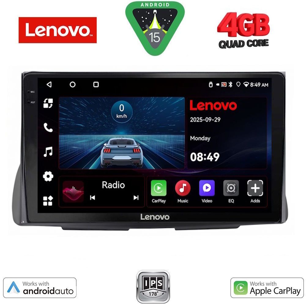 LENOVO LVE 8090_CPAA (9inc) MULTIMEDIA TABLET for CITROEN C2 mod. 2003-2009 - WEXML.GR