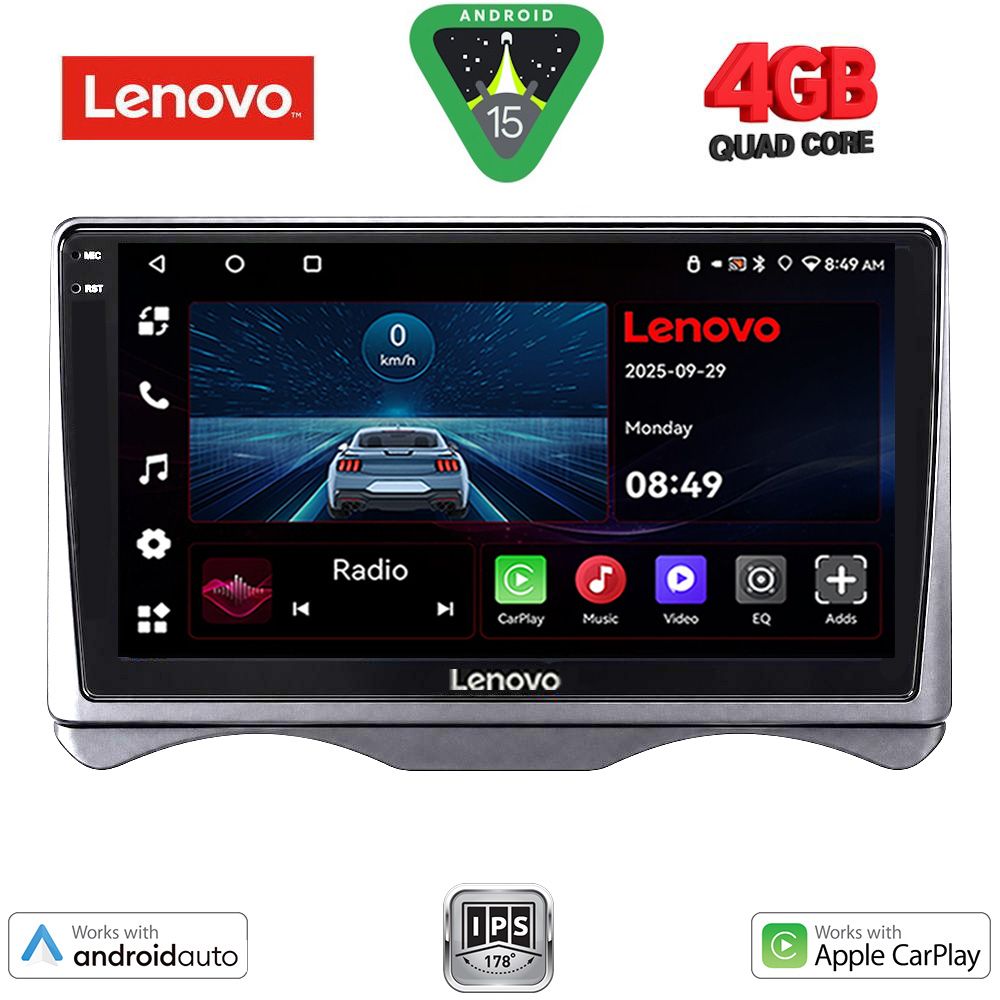 LENOVO LVE 8091_CPAA (9inc) MULTIMEDIA TABLET for CITROEN C3 mod. 2001-2009 (DASHBOARD) - WEXML.GR
