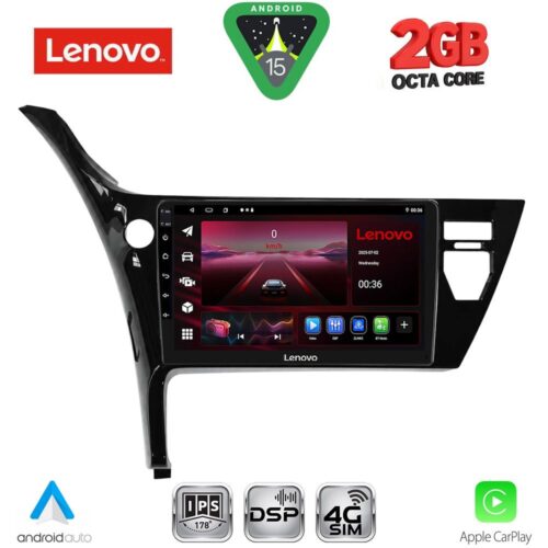 LENOVO LVF 5703B_CPA (10inc) MULTIMEDIA TABLET for TOYOTA AURIS mod. 2015-2021 - WEXML.GR