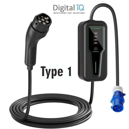 DIQ EV PRL 23207 (PORTABLE EV CHARGER TYPE 2 PEVC32A01 - 32A - 7kW for TYPE1 US) - WEXML.GR