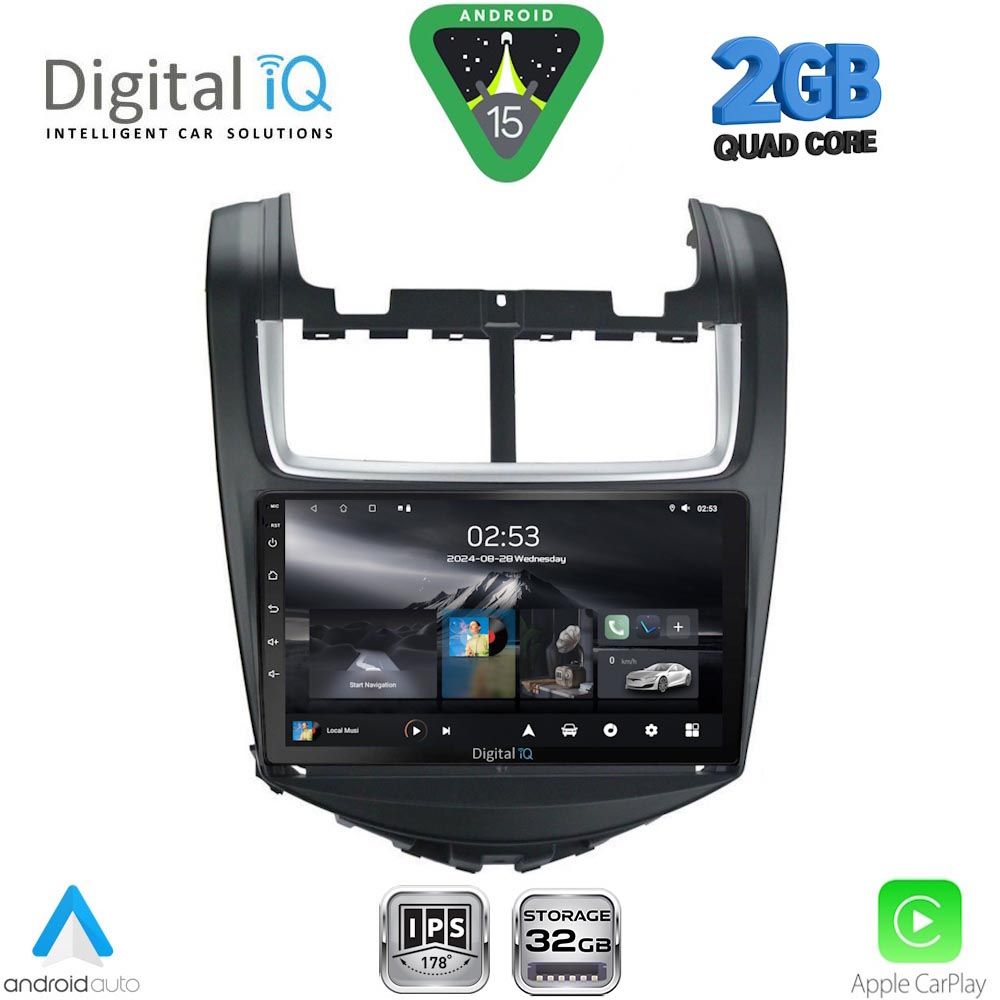 DIGITAL IQ RSD 1074B_CPA (9inc) MULTIMEDIA TABLET for CHEVROLET AVEO mod. 2014-2017 - WEXML.GR