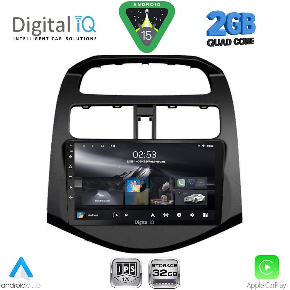 DIGITAL IQ RSD 1078A_CPA (9inc) MULTIMEDIA TABLET for CHEVROLET SPARK mod. 2009-2015 - WEXML.GR