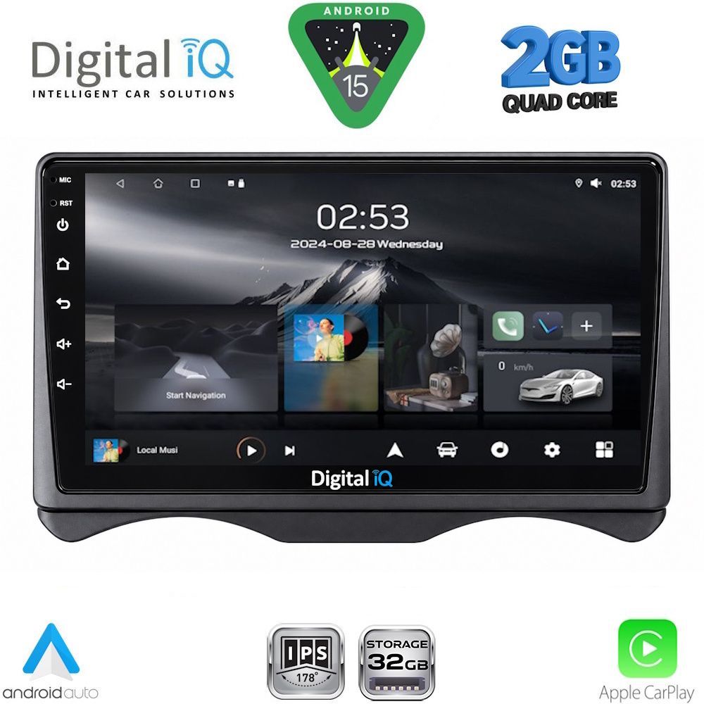DIGITAL IQ RSD 1091_CPA (9inc) MULTIMEDIA TABLET for CITROEN C3 mod. 2001-2009 (DASHBOARD) - WEXML.GR