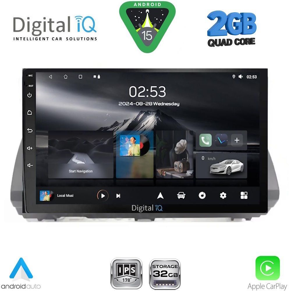 DIGITAL IQ RSD 1109B_CPA (10inc) MULTIMEDIA TABLET for DACIA LOGAN - SANDERO - JOGGER mod. 2020-2026 - WEXML.GR