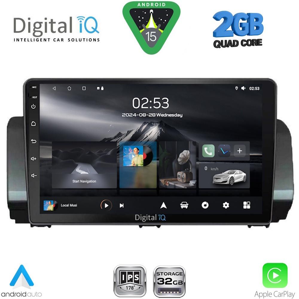 DIGITAL IQ RSD 1109A_CPA (10inc) MULTIMEDIA TABLET for DACIA LOGAN - SANDERO - JOGGER mod. 2020-2026 - WEXML.GR