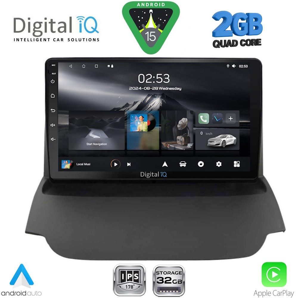 DIGITAL IQ RSD 1151A_CPA (9inc) MULTIMEDIA TABLET for FORD ECOSPORT  mod. 2012-2018 - WEXML.GR