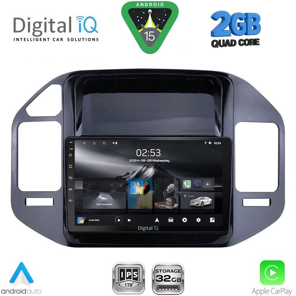 DIGITAL IQ RSD 1444BL_CPA (9inc) MULTIMEDIA TABLET for MITSUBISHI PAJERO mod. 1999-2006 - WEXML.GR