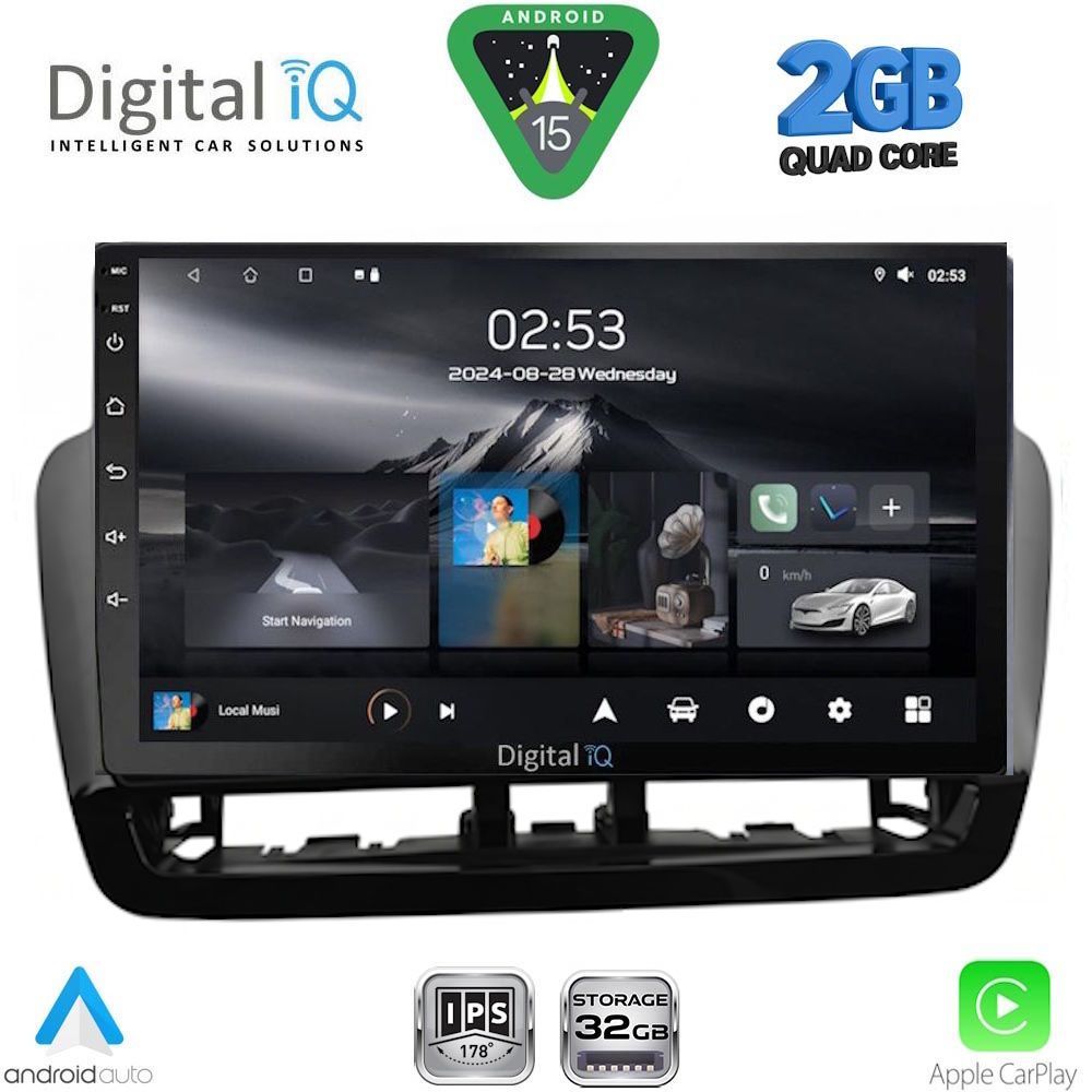 DIGITAL IQ RSD 1572BL_CPA (9inc) MULTIMEDIA TABLET for SEAT IBIZA mod. 2012-2015 - WEXML.GR
