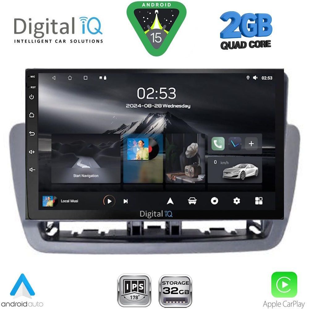 DIGITAL IQ RSD 1572GR_CPA (9inc) MULTIMEDIA TABLET for SEAT IBIZA mod. 2012-2015 - WEXML.GR
