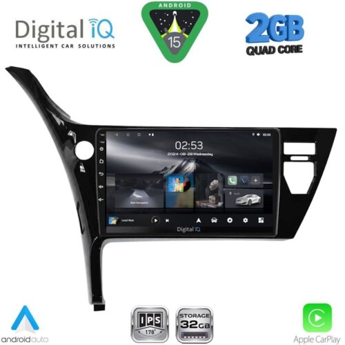 DIGITAL IQ RSD 1703B_CPA (10inc) MULTIMEDIA TABLET for TOYOTA AURIS mod. 2015-2021 - WEXML.GR