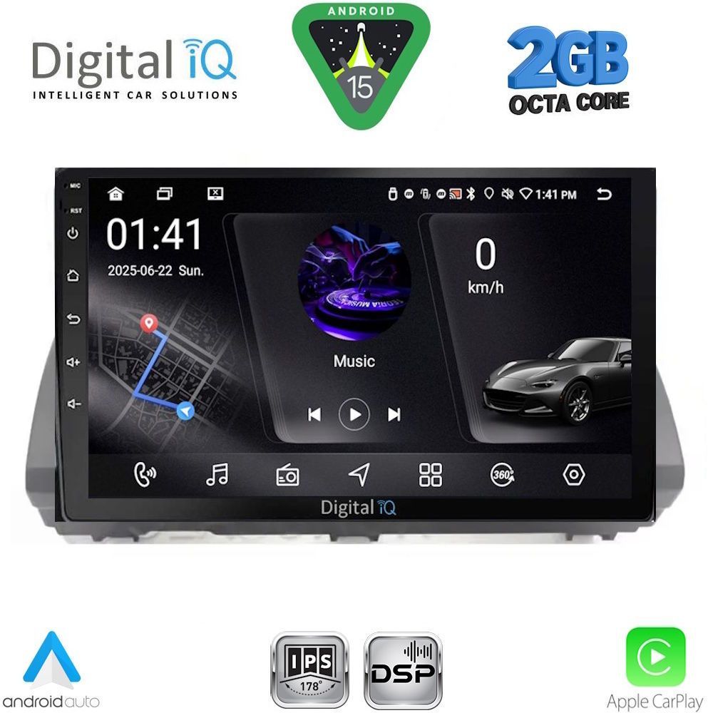 DIGITAL IQ RSF 4109B_CPA (10inc) MULTIMEDIA TABLET for DACIA LOGAN - SANDERO - JOGGER mod. 2020-2026 - WEXML.GR