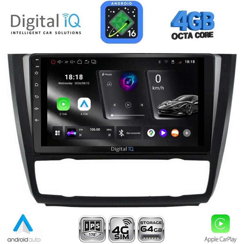 DIGITAL IQ RTG 6040_CPA CLIMA (9inc) MULTIMEDIA TABLET for BMW S.1  E81-82-87-88 mod. 2004-2013 - WEXML.GR