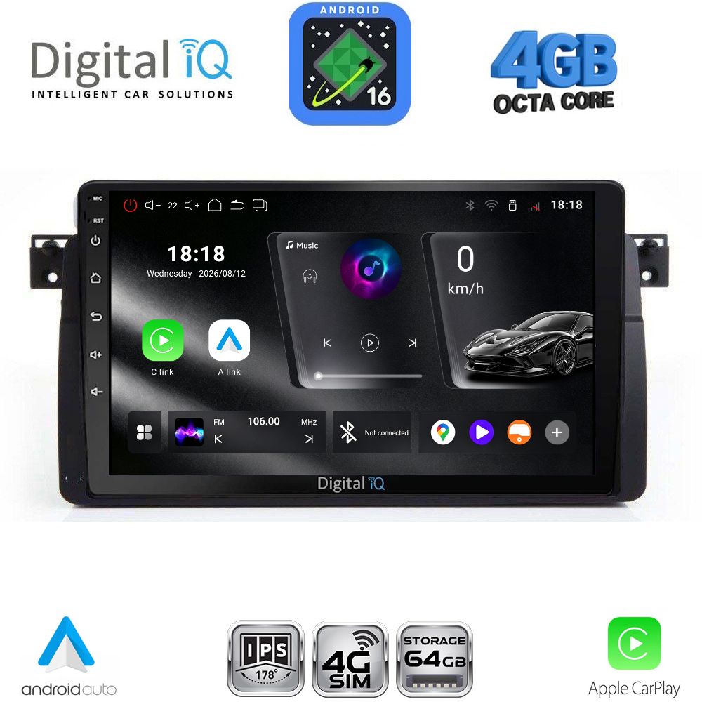 DIGITAL IQ RTG 6042_CPA (9inc) MULTIMEDIA TABLET for BMW E46 mod. 1998-2005 - WEXML.GR