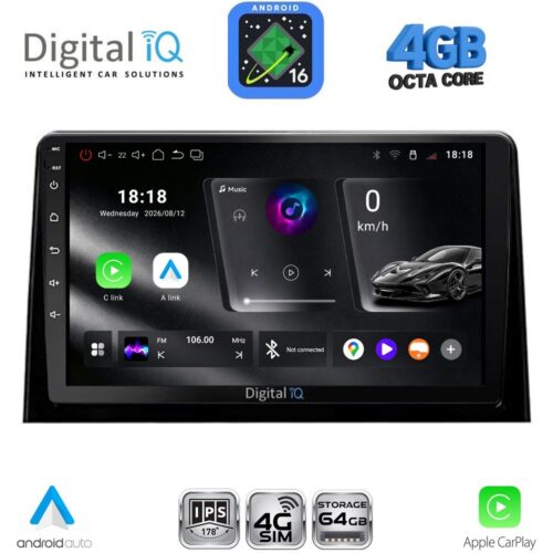 DIGITAL IQ RTG 6082_CPA (10inc) MULTIMEDIA TABLET for CITROEN BERLINGO – OPEL COMBO – PEUGEOT PARTNER – TOYOTA PROACE mod. 2018-2026 - FIAT DOBLO mod. 2022-2026 - WEXML.GR