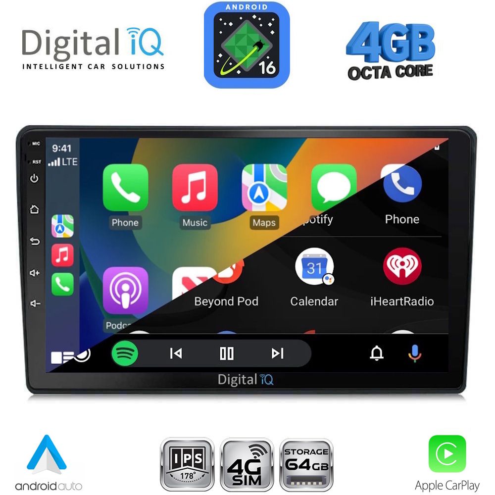 DIGITAL IQ RTG 6086_CPA (10inc) MULTIMEDIA TABLET for CITROEN C4 - DS4 mod. 2018-2025 - immagine 2