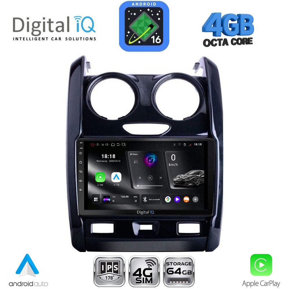 DIGITAL IQ RTG 6103_CPA (9inc) MULTIMEDIA TABLET for DACIA DUSTER mod. 2012-2019 - WEXML.GR
