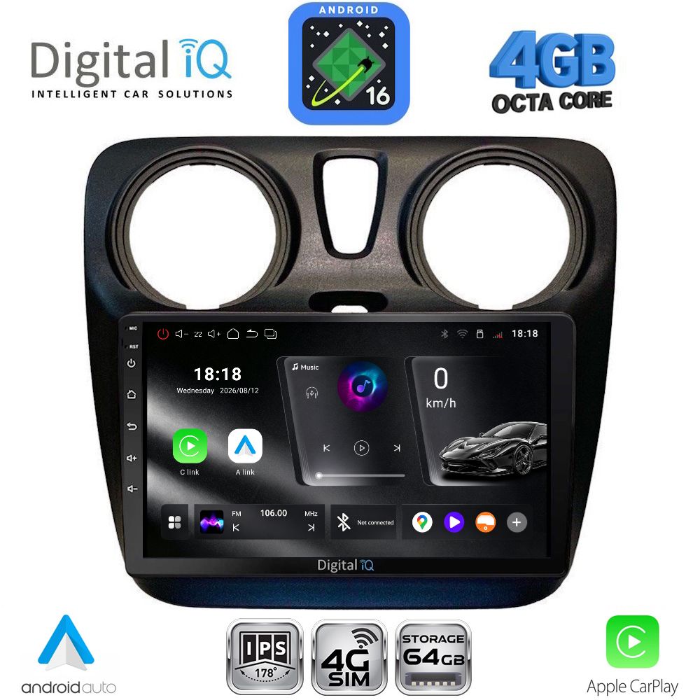 DIGITAL IQ RTG 6112_CPA (9inc) MULTIMEDIA TABLET for DACIA DOKKER 2012-2022 - WEXML.GR