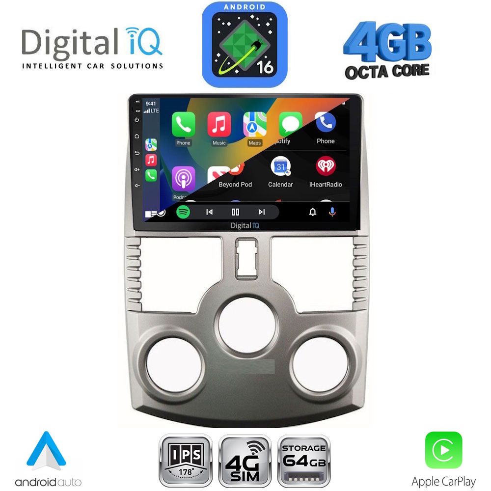 DIGITAL IQ RTG 6126_CPA (9inc) MULTIMEDIA TABLET for DAIHATSU TERIOS mod. 2006-2017 - immagine 2