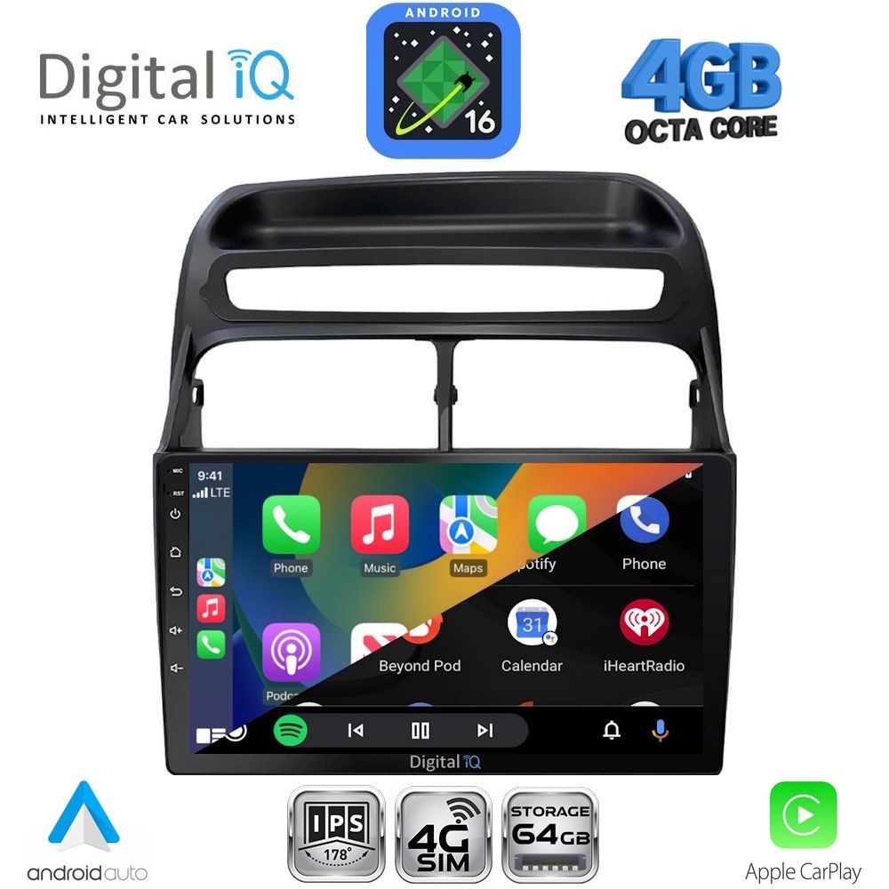 DIGITAL IQ RTG 6129_CPA (9inc) MULTIMEDIA TABLET for FIAT LINEA mod. 2007-2011 - immagine 2